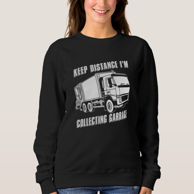 Sweatshirt Truck Driver Collector Rig Trucker  Trucking Garba (Devant)