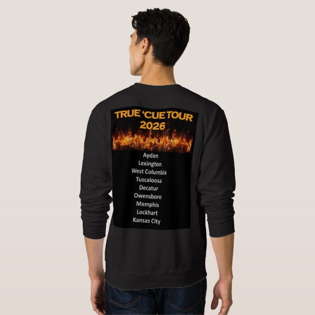 Sweatshirt True Cue Tour 2026 (Dos entier)