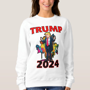 Sweatshirt Trump pour le président 2024, Make America Great v