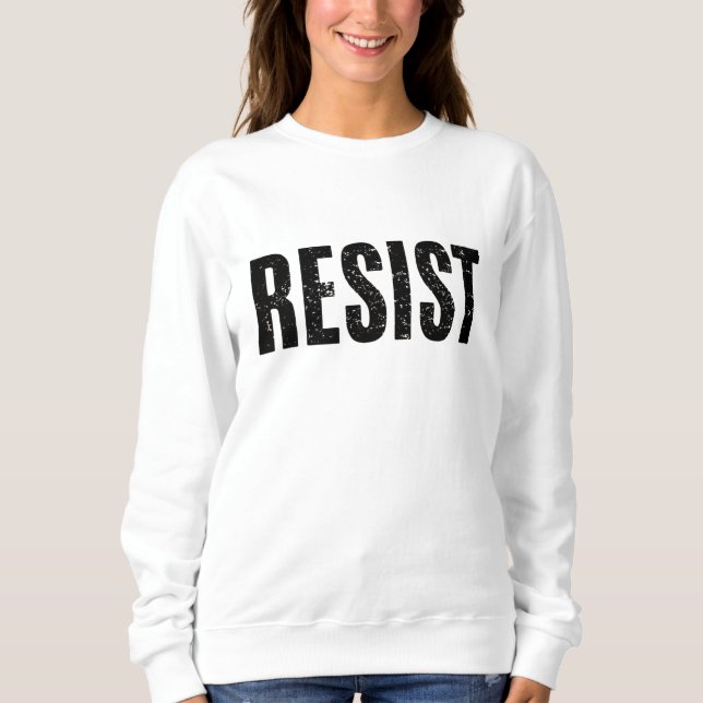 Sweatshirt Trump résiste à la contestation anti-politique de  (Devant)