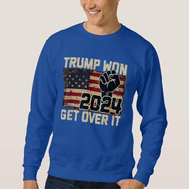 Sweatshirt Trump Won Wons Inauguration 47 Président des États (Devant)