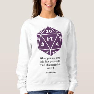 Sweatshirt TTRPG Tabletop RPG Gamer d20 T-Shirt