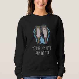 Sweatshirt Tu es ma loutre pupille de thé Loutre Couples Lou
