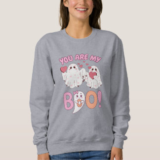 Sweatshirt Tu Es Mon Boo, Mignonne Couple Ghost Love