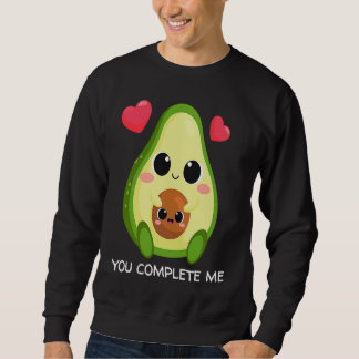 Sweatshirt Tu Me Complètes Avocat Couples Saint-Valentin
