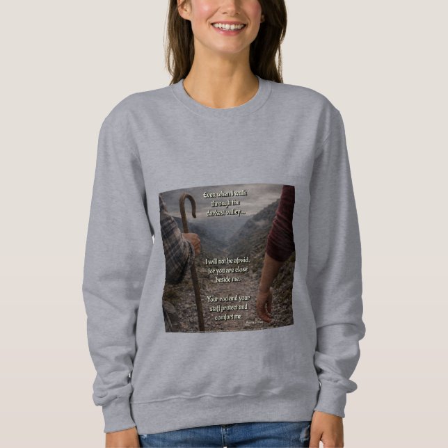Sweatshirt Tu réconfortes mon âme (Devant)