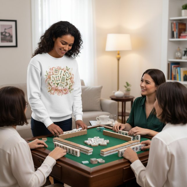 Sweatshirt Tuiles de Mahjong  (Créateur téléchargé)
