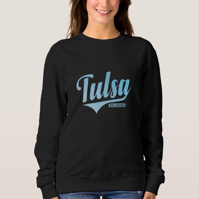 Sweatshirt Tulsa City dans l'État d'Oklahoma (Devant)