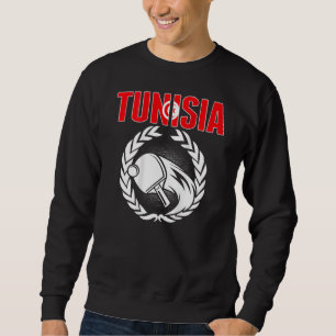 Sweatshirt Tunisie Ping Pong  Équipe de Tennis de Table Tunis