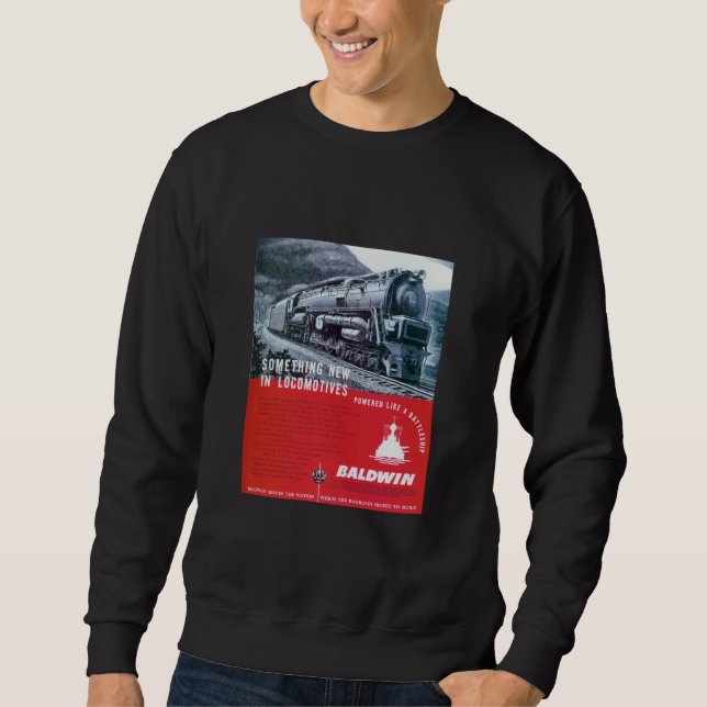 Sweatshirt Turbine à vapeur de la locomotive S-2 PRR de (Devant)