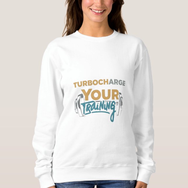 Sweatshirt Turbocharge Votre Formation (Devant)