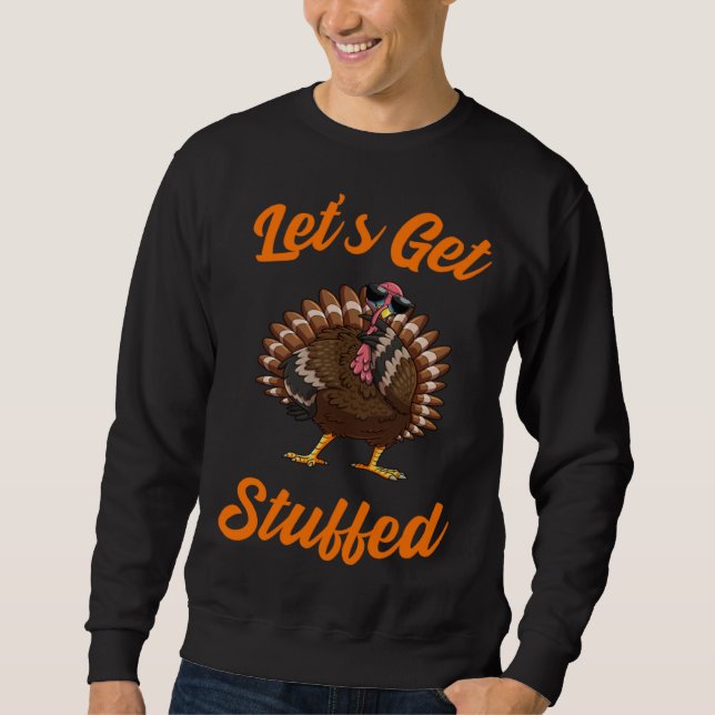 Sweatshirt Turkey Gooble Family Kids Mens Womens (Devant)