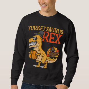 Sweatshirt Turkeysaurus Rex Dab Turkey Dino Toddler Boys Than