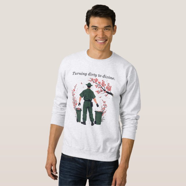 Sweatshirt Turning Gray to Silver: Inspiring Elderly Care  (Devant entier)