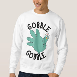 Sweatshirt Turquie Gobble Glove Thanksgivin Nurse Médicale qu