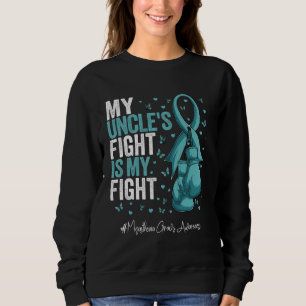 Sweatshirt Turquoise Oncle du ruban Myasthenia Gravis Sensibi