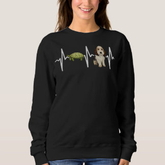 Sweatshirt Turtle Petit Basset Griffon Vendeen Heartbeat Chie