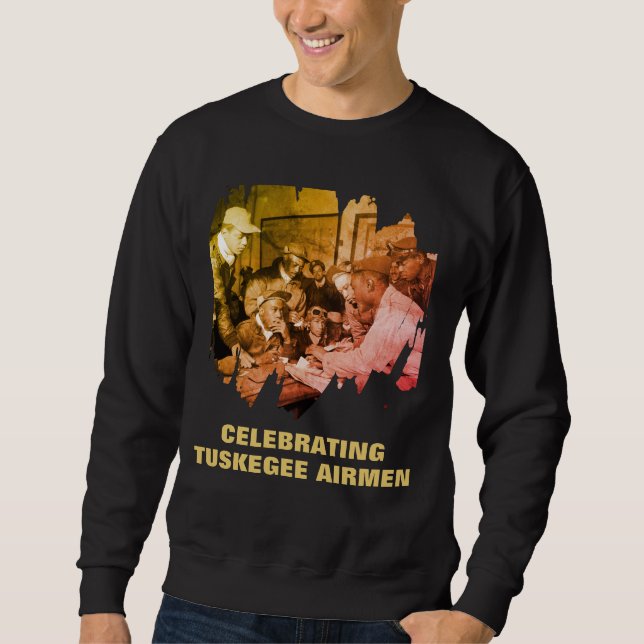 Sweatshirt TUSKEGEE AIRMEN Héros afro-américains (Devant)