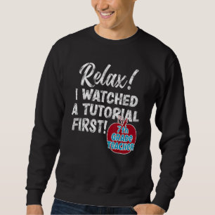 Sweatshirt Tutoriels de surveillance des enseignants de 7e an