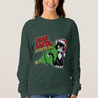 Sweatshirt Tuxedo Cher Père Noël Je peux expliquer