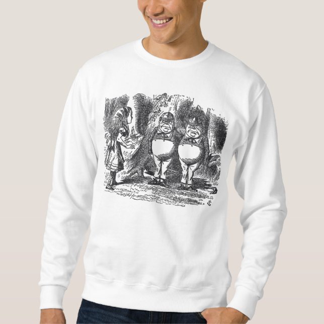 Sweatshirt Tweedledum et Tweedledee (Devant)