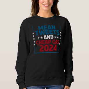 Sweatshirt Tweets Moyens Et Gaz Bon Marché 2024 Mème Politiqu