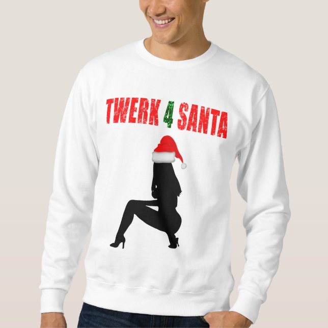 Sweatshirt Twerk 4 Père Noël (Devant)