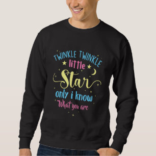 Sweatshirt Twinkle Twinkle Little Star Genre Reveal Party Ba