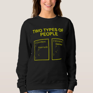 Sweatshirt Types De Personnes Programmation Logicielle De Dév