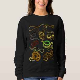 Sweatshirt Types Éducatifs De Serpent