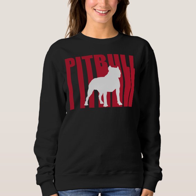 Sweatshirt Typographe Pitbull (Devant)