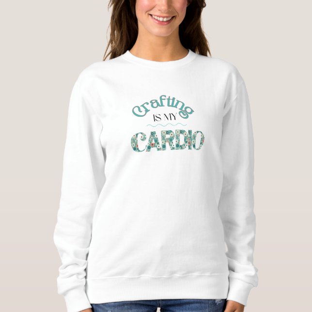 Sweatshirt Typographie d'entraînement ultime artisanat  (Devant)