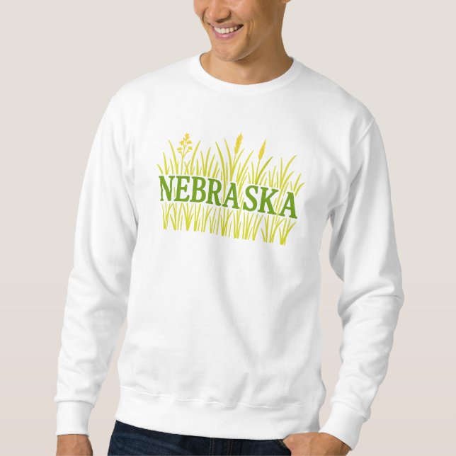 Sweatshirt Typographie des Prairies du Nebraska | Tallgrass r (Devant)