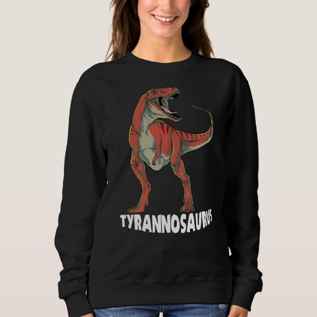 Sweatshirt Tyrannosaurus Rex Dinosaur (Devant)