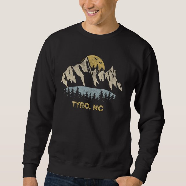 Sweatshirt Tyro North Carolina Mountain Sunset Sunrise NC (Devant)