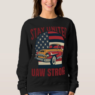 Sweatshirt UAW Strike Red Tee United Auto Workers Union UAW