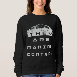 Sweatshirt Ufo Belivers Alien Contact Extérieur Extraterrestr