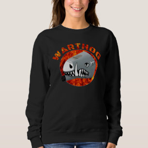 Sweatshirt Un 10 Warthog USA Fighter Jet Tank Buster A 10 Thu