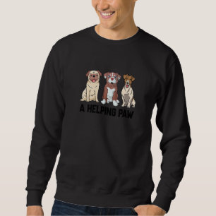 Sweatshirt Un Aider Paw Cute Chiens Animaux Animaux Animaux A