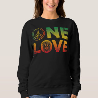 Sweatshirt Un Amour Pour La Rasta De Reggae