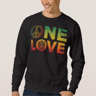 Sweatshirt Un Amour Pour La Rasta De Reggae