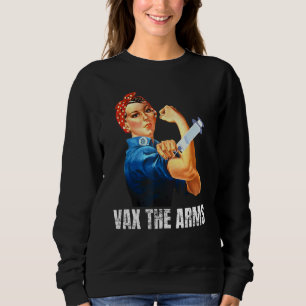 Sweatshirt Un appel aux armes n'attendez pas un vaccin contre