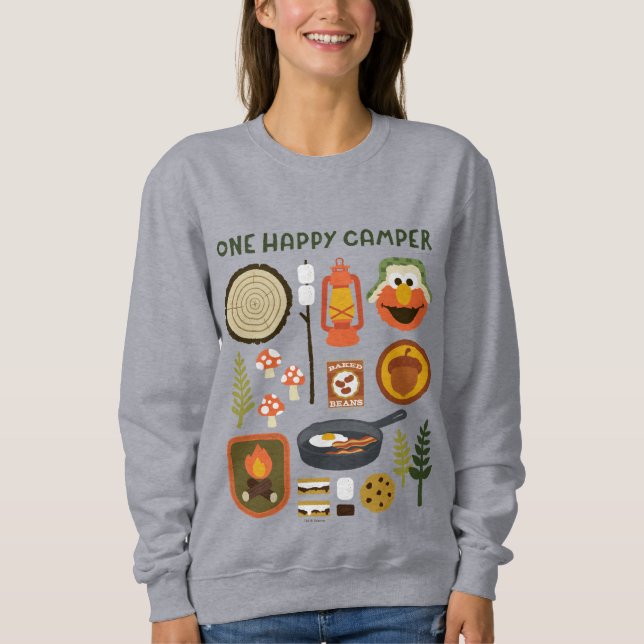 Sweatshirt Un Camper Heureux (Devant)