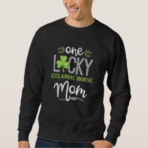 Sweatshirt Un Chancelier islandais chanceux Cheval Maman Hors