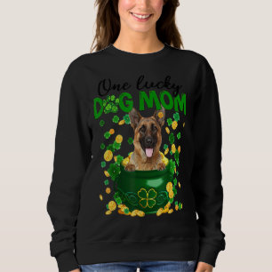 Sweatshirt Un Chanceux Chien Maman Amusante Allemande Berger