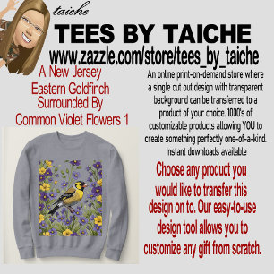 Sweatshirt Un chardonneret oriental du New Jersey 1