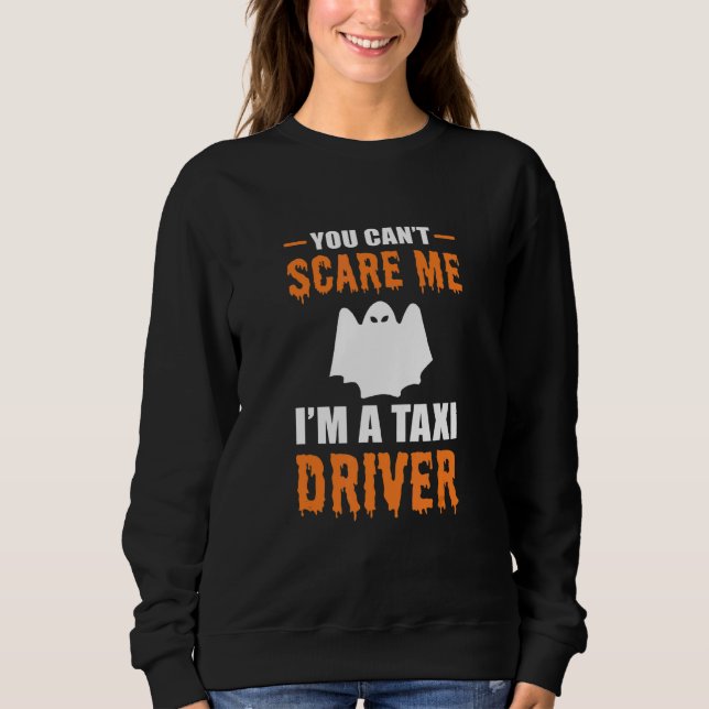 Sweatshirt Un chauffeur de taxi brave (Devant)