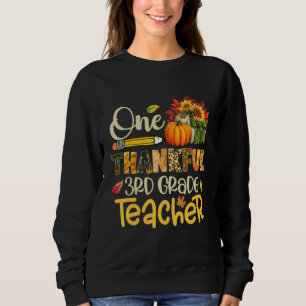 Sweatshirt Un Citrouille de remerciement d'un enseignant de 3