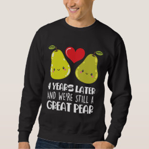 Sweatshirt Un couple marié à l'occasion du 4e anniversaire