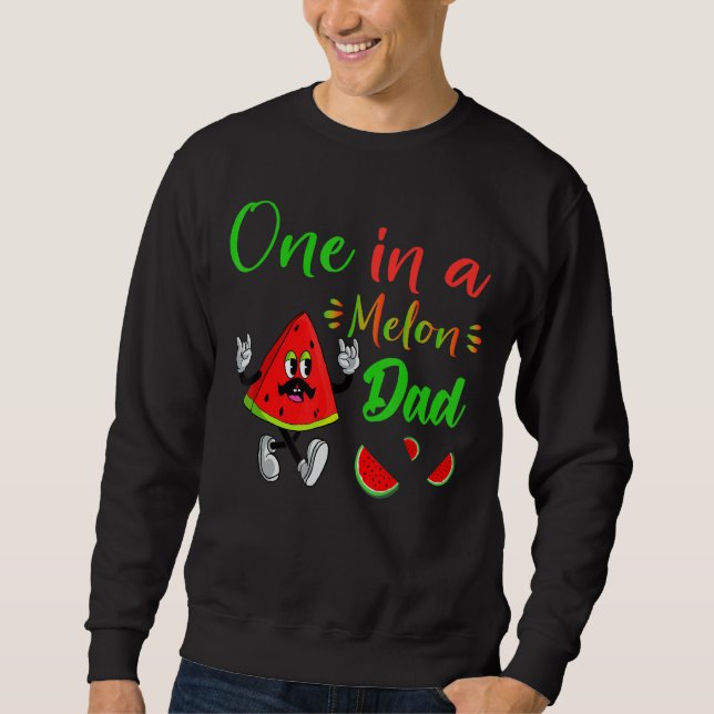 Sweatshirt Un Dans Un Melon Daddy Dada Watermelon Fruit Cool  (Devant)